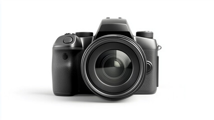 dual camera isolated on white background.j