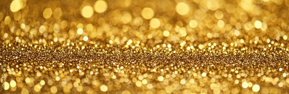 Poster a shimmering golden background filled with sparkling glitter. creating a festive atmosphere perfect 