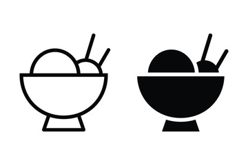 Rice icon. sign for mobile concept and web design. vector illustration