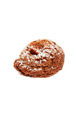 Biscuit with jam on a transparent background
