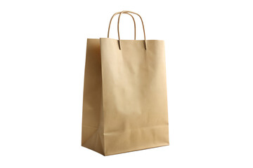 Minimalist and Clean Craft Paper Bag Template for Advertising and Packaging