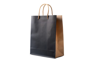 High-quality black kraft bag mockup, ideal for packaging, advertising, and presentation.