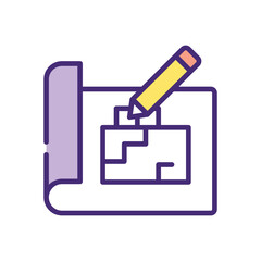 Blueprint  vector icon