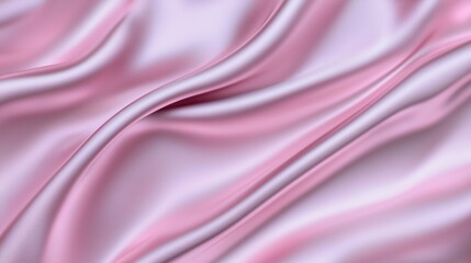 Obraz premium Luxurious pink silk fabric texture background for wedding or romantic design smooth