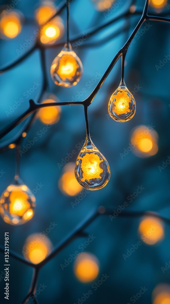 Poster capturing a neuron in close-up, the image showcases its detailed architecture, focusing on the synap