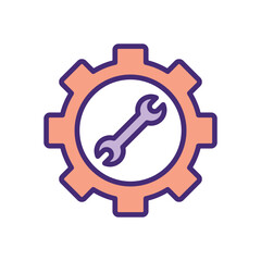 Gears  vector icon