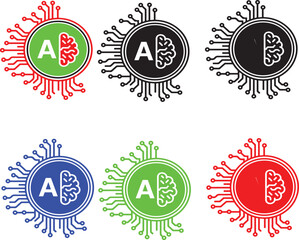 Ai processor icon