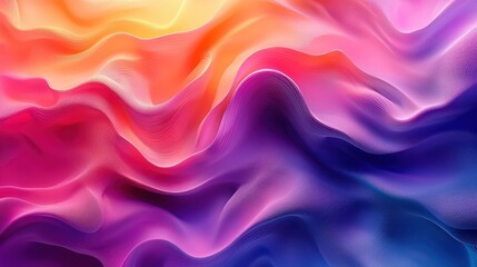 Obraz premium Abstract vibrant wavy gradient background design