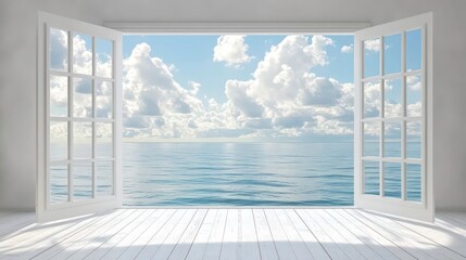 White Room Opens to Ocean View