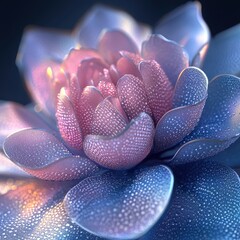 A close up image of a beautiful textured flower