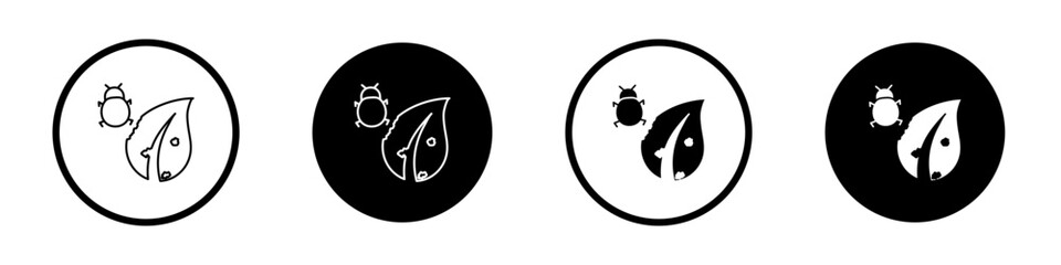 plant pests icon editable vector set