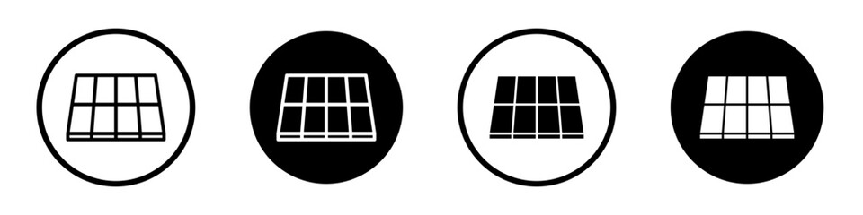 Tiles icon editable vector set