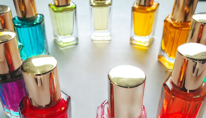 香水のレインボーボトル2