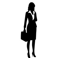 Worker silhouette illustration 