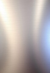Brushed stainless steel surface, metallic sheen, reflective highlights, aluminum, metallic