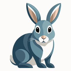 Rabbit character vector cute animal-10
