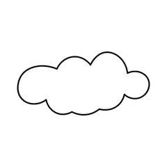cloud outline illustration