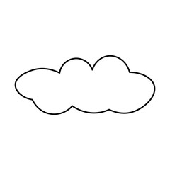 cloud outline illustration