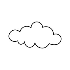 cloud outline illustration