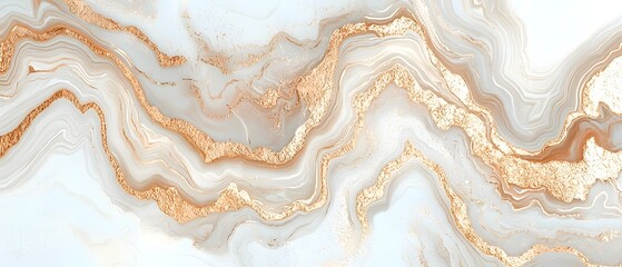 Beige and Rose Gold Marble Pattern for Modern Elegant Digital
