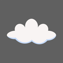 Illustration of cloud ellements