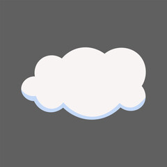 Illustration of cloud ellements