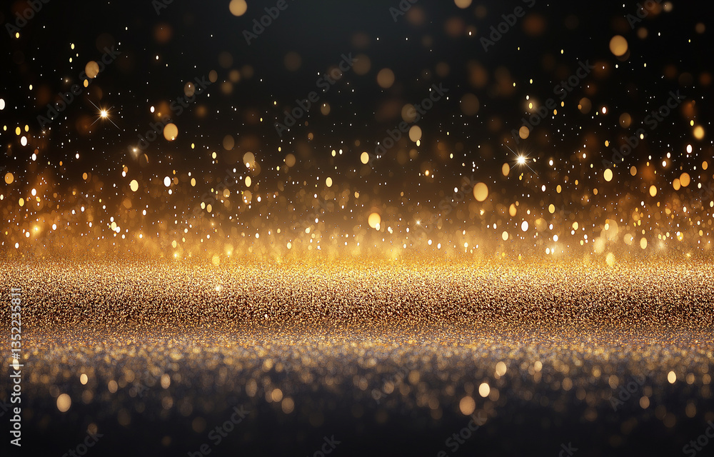 Aufkleber glittering gold background with shiny and sparkling texture