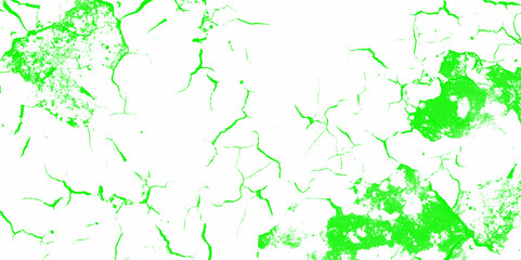 Vector green cracked textured marble design. Grunge background. Abstract textured effect. White, green painted abstract background. Vector marble pattern with and green cracks Transparent texture. 