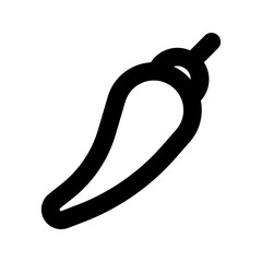 Chili icon. Chili Pepper sign. for mobile concept and web design. vector illustration on white background