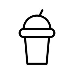 Juice icon. cup of juice sign. vector illustration