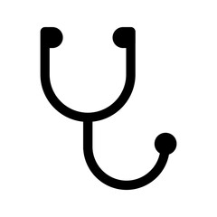stethoscope. medical icon vector design template on white background