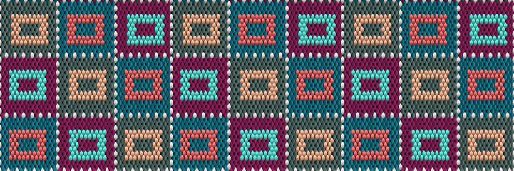 ethnic, geometric, square diamond patterns with gradient fill in ethnic style