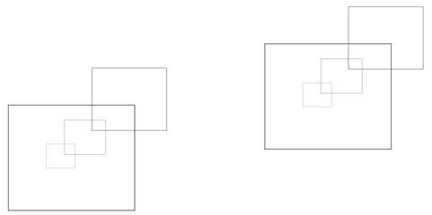 Abstract background with cubes. Modern geometric background. White ceramic brick tile.	