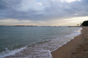 sunset at the beach
