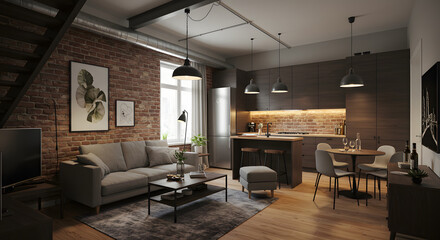 Well organized small apartment 