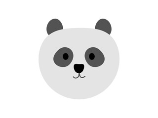 panda face vector