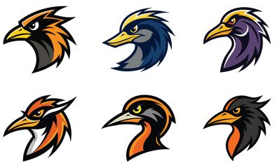 Fototapeta premium Anhinga head mascot logo design vector