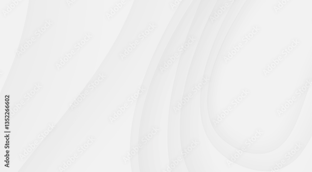 Poster white abstract curves background design curve flow minimal