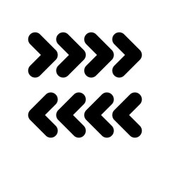 right left arrows sign