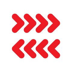 right left arrows sign