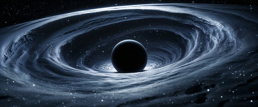Blackhole singularity with surrounding luminous space time distortion