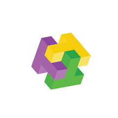 3D Colorful Logo for Branding & Marketing