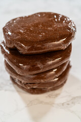 Chocolate Gingerbread Cookie Dough for Holiday Baking