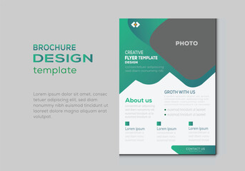 Minimal and Modern Product Flyer with Portfolio Style