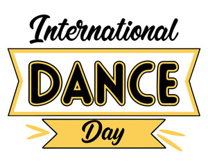 Bold and Colorful Graphic Design for International Dance Day Celebration