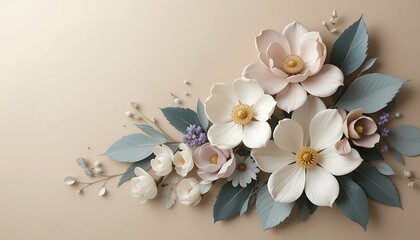 A luxurious floral arrangement featuring intricately detailed blooms in a very elegant setting