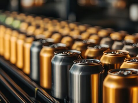 Closeup of the inkjet printer applying expiration dates and batch numbers to the top of each can