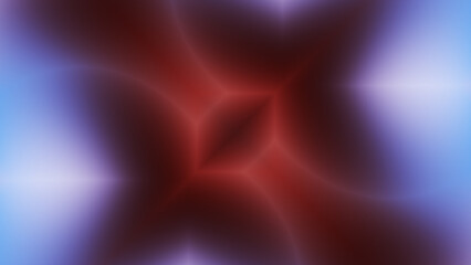 Neon blur glow. Color light overlay. Disco illumination. Defocused blue pink texture on dark abstract empty space background.