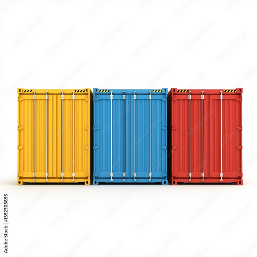 Aufkleber smart cargo tracking system for shipping with ai-powered solutions using colorful shipping container
