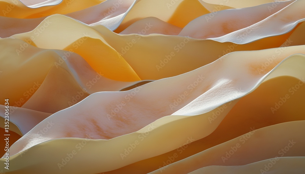 Aufkleber abstract undulating surfaces of warm colors create a textured scene